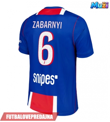 Lacne Muži Futbalové dres Paris Saint-Germain Ilya Zabarnyi #6 2026-27 Krátky Rukáv - Domáci